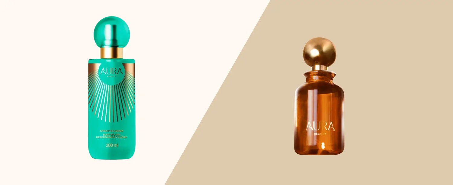 Body Splash e perfume da Aura Beauty