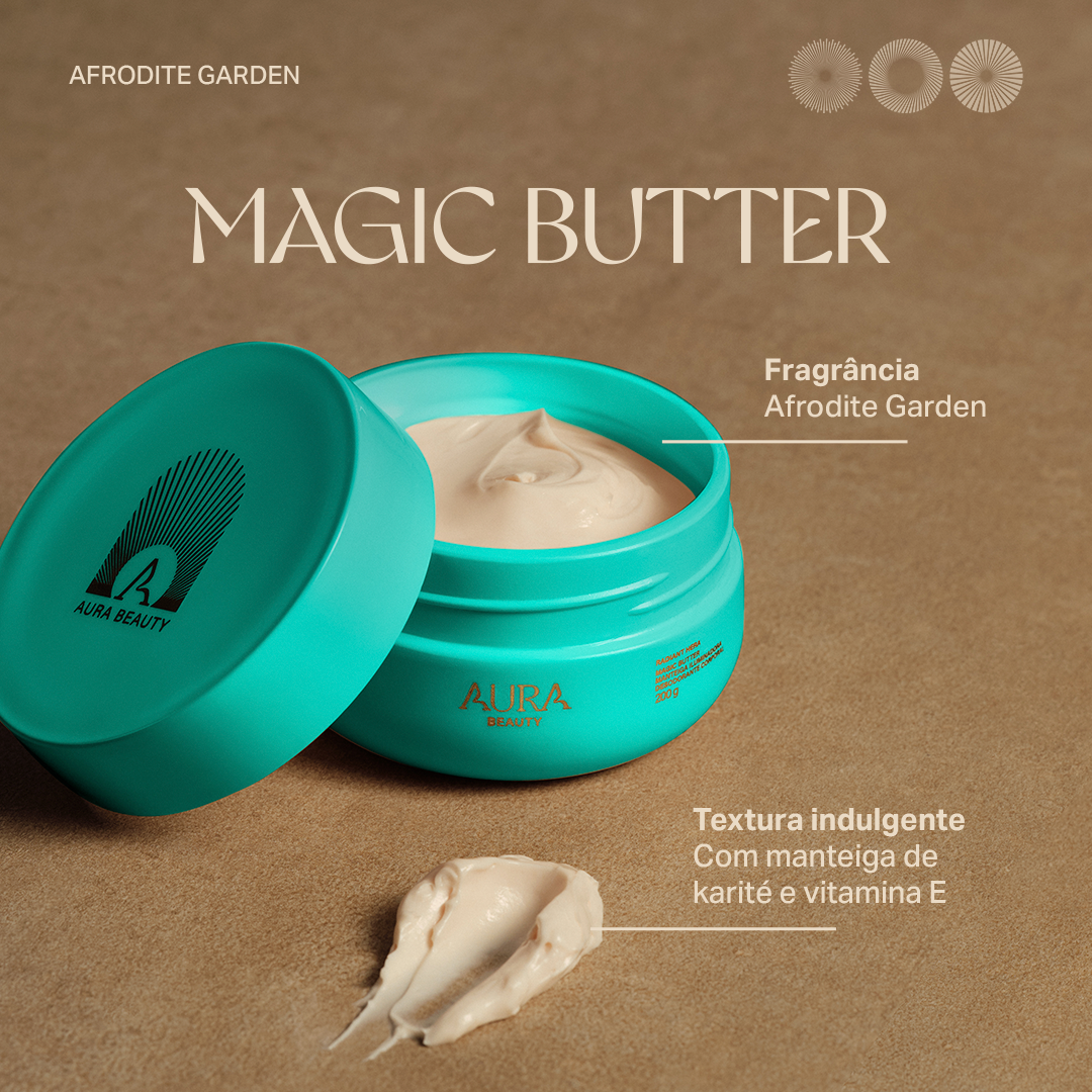 Manteiga Iluminadora Afrodite Garden 200g