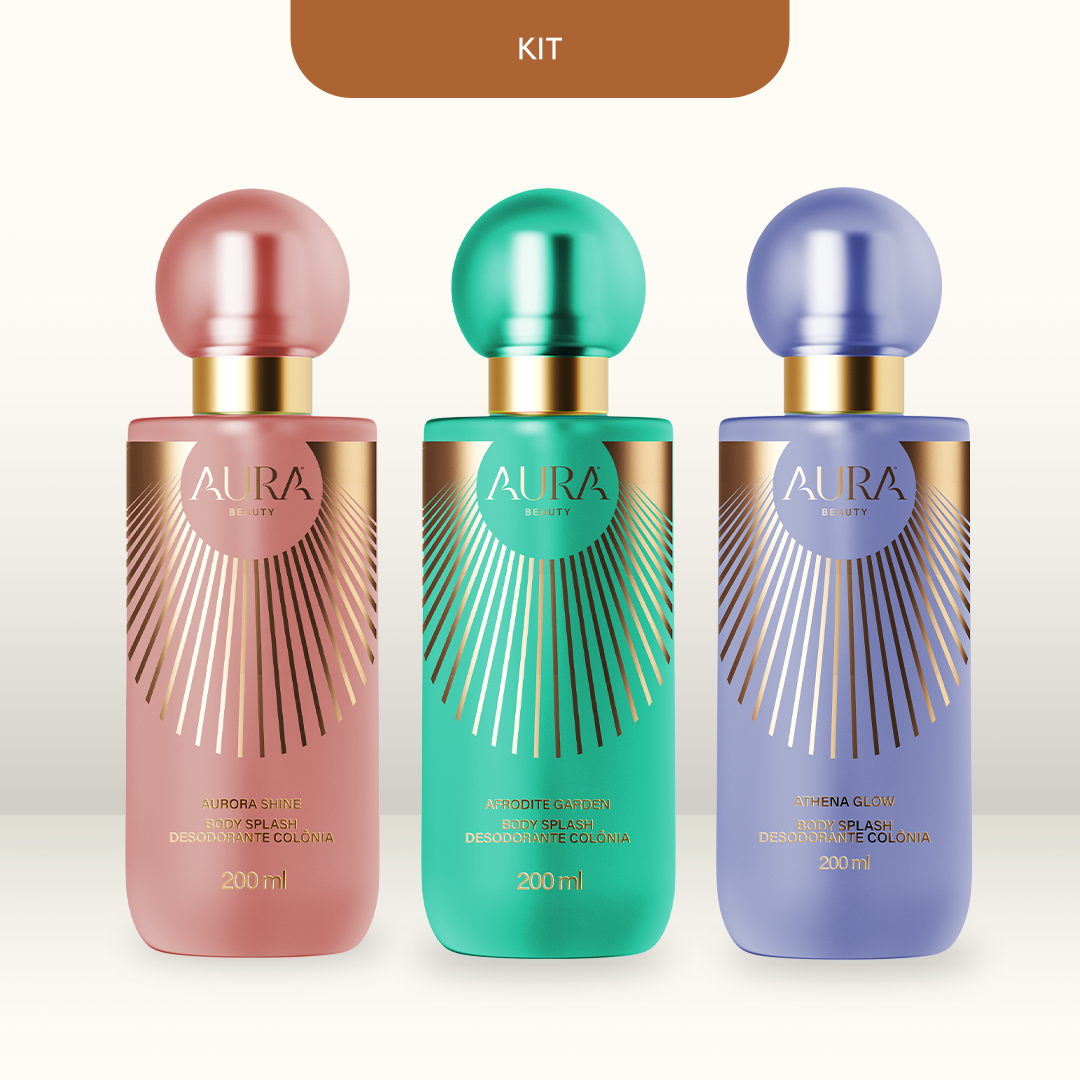Kit Trio das Deusas Divinas – AURA Beauty Club