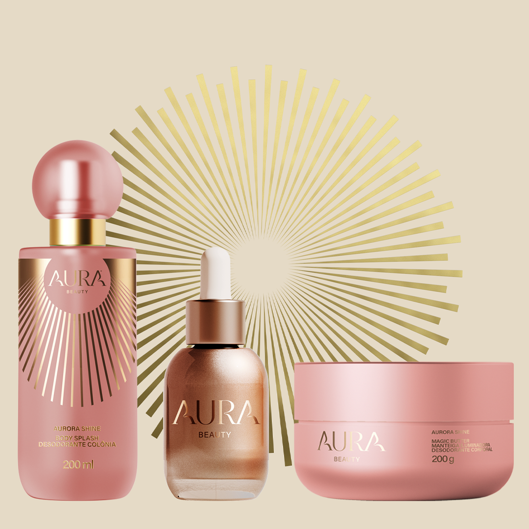 Kit Aurora: Body Splash + Maggic Butter + Primer