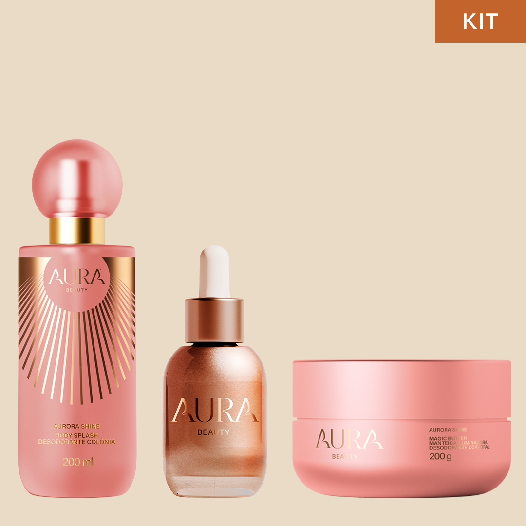 Kit Aurora: Body Splash + Maggic Butter + Primer