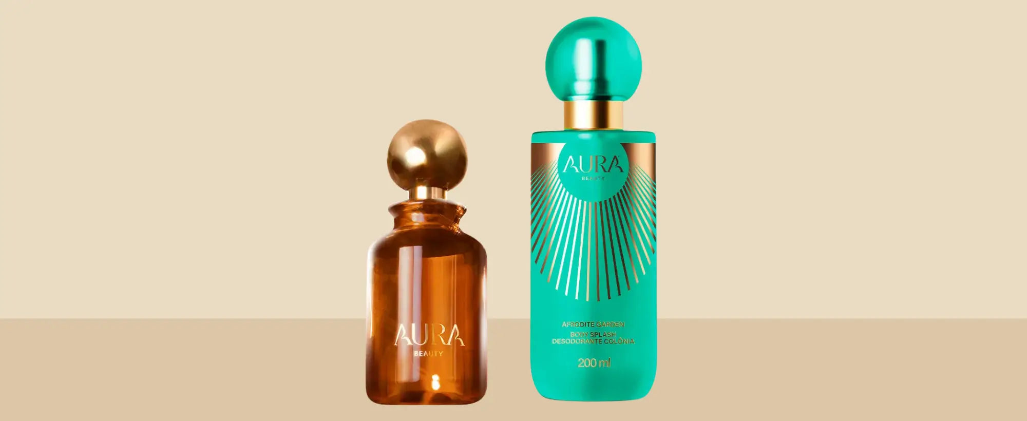 Colônia EDT e desodorante corporal Afrodite Garden