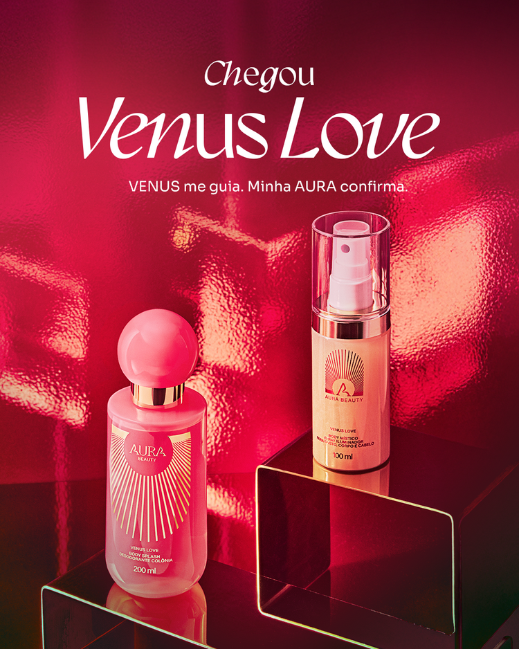 Kit Body Splash + Spray Iluminador Venus Love Aura Beauty – AURA