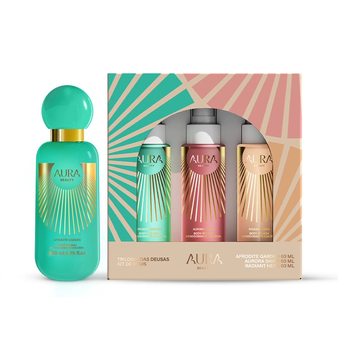 Body Splash 200ml + Kit Trilogia das Deusas 60ml