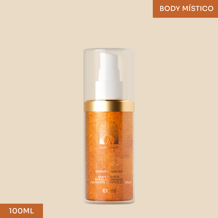 Compre Body Splash Afrodite Garden + Manteiga Iluminadora Aurora Shine Ganhe Body mistico Afrodite Garden