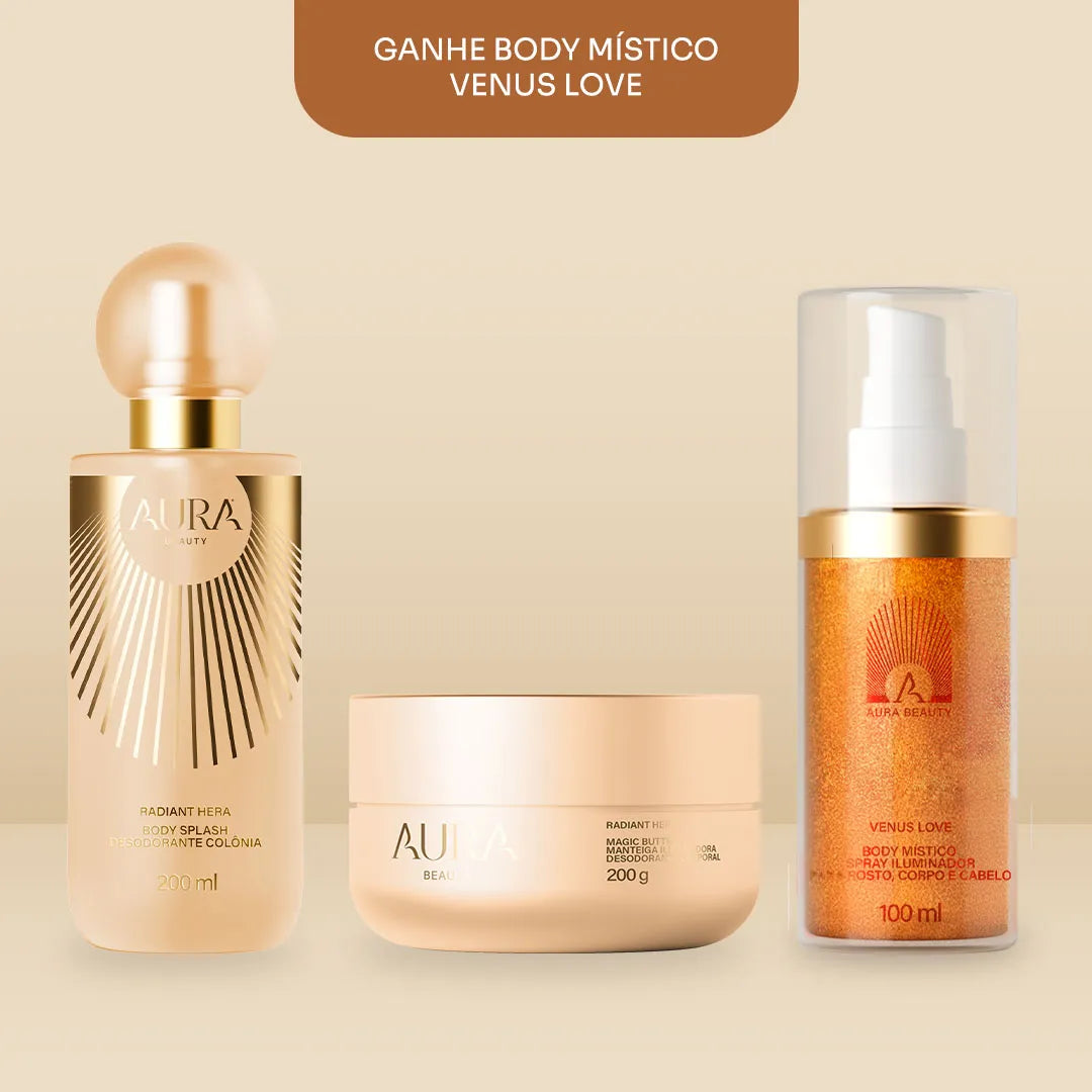 Kit Radiant Hera e Ganhe Body Mistíco Venus Love