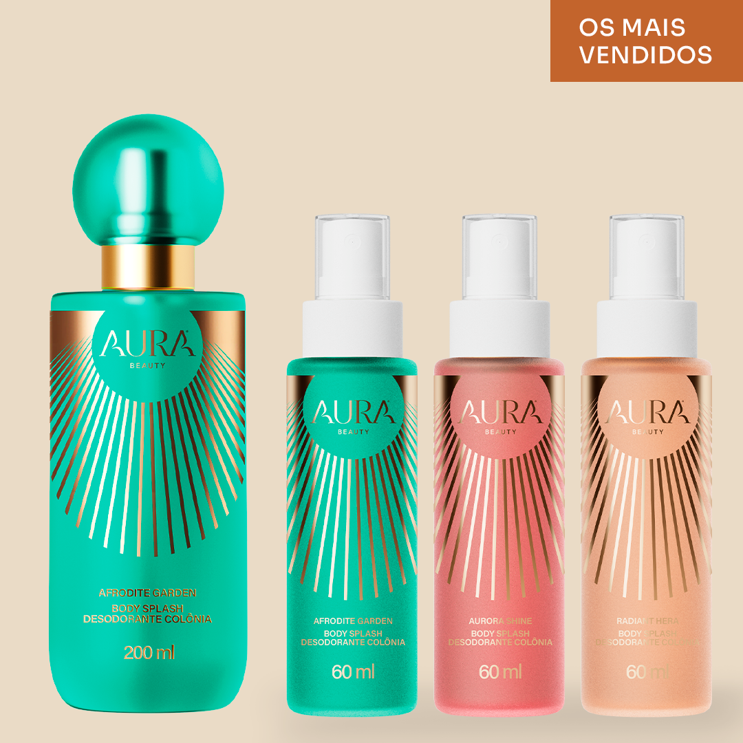 Body Splash 200ml + Kit Triologia das Deusas 60ml