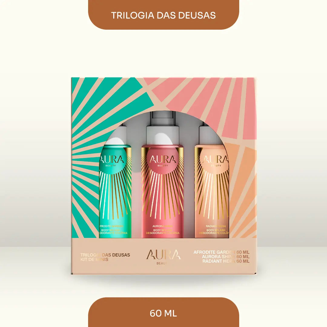 Kit Mini Trilogia das Deusas 3x60ml