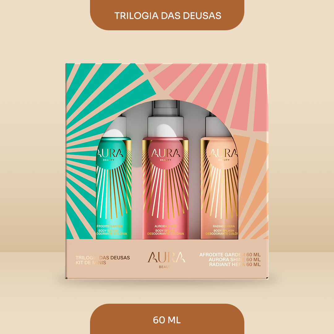 Kit Mini Body Splash - Trilogia das Deusas 60ml